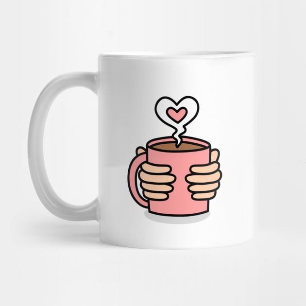 Coffee Lover (pink) by Ashleigh Green Studios